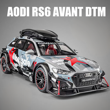 Audi RS6 Metal Car – High-Performance Sport Wagon Die-Cast Collectible