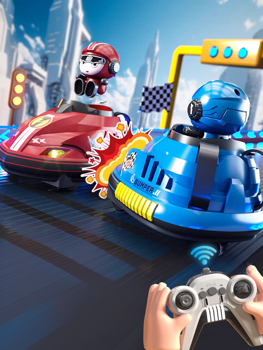 Turbo Clash RC Bumper Go-Kart Set