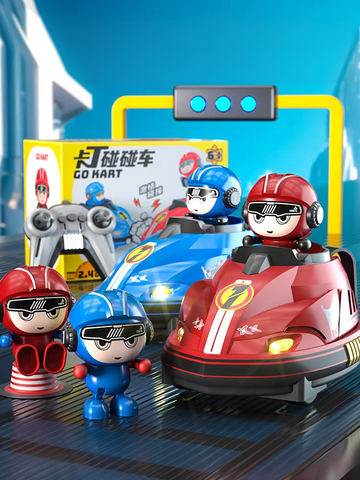 Turbo Clash RC Bumper Go-Kart Set