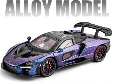 McLaren Senna × Toyota Prado Fusion Hypercar – Premium Die-Cast Collectible Model