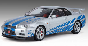 Nissan Skyline R34 GT-R Racing Edition – Premium Die-Cast Metal Model Car